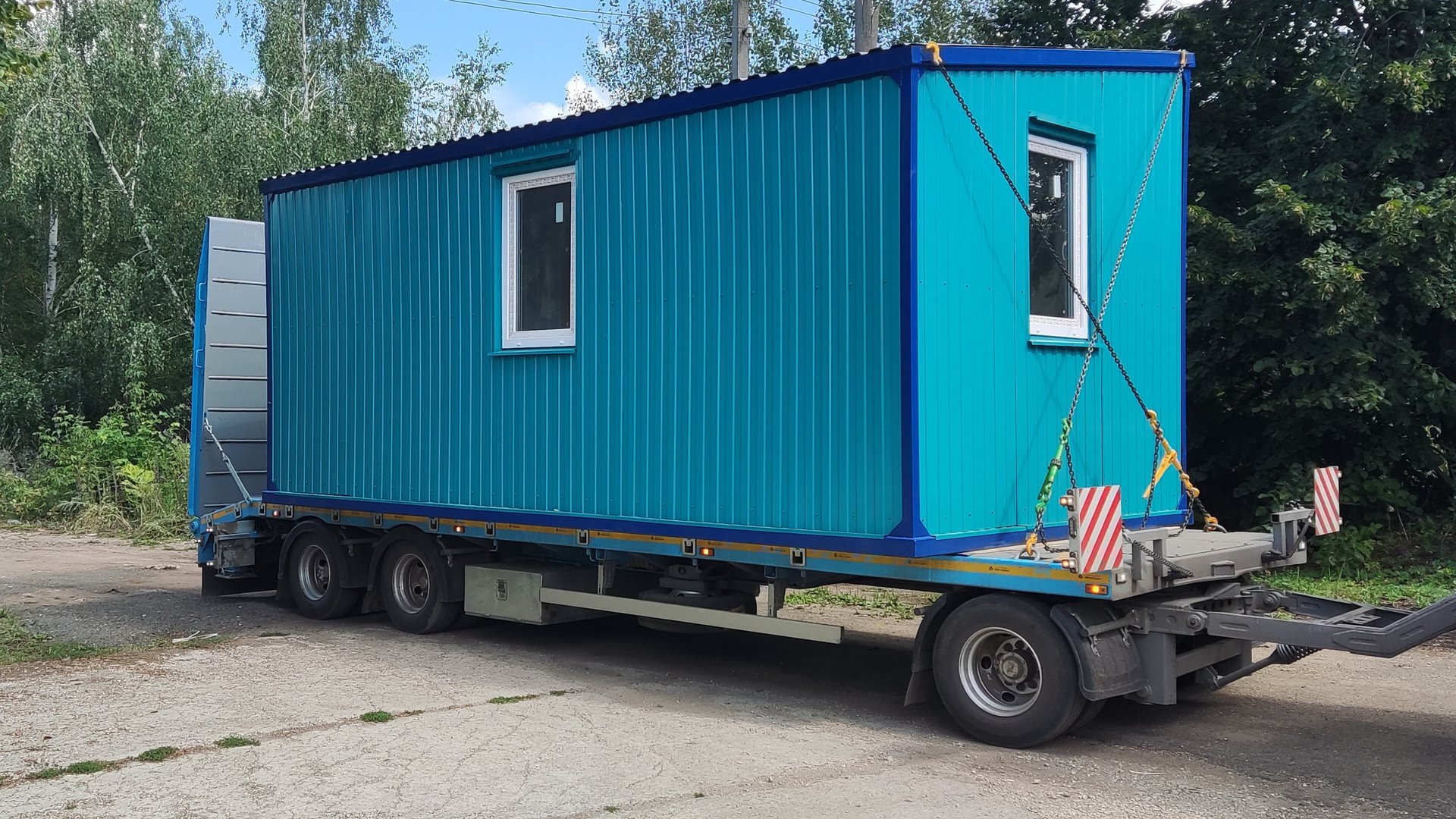 Вагончик металлический Блок контейнер Бытовка не габарит 3.30х6.30х3.15м Медпункт смотреть онлайн