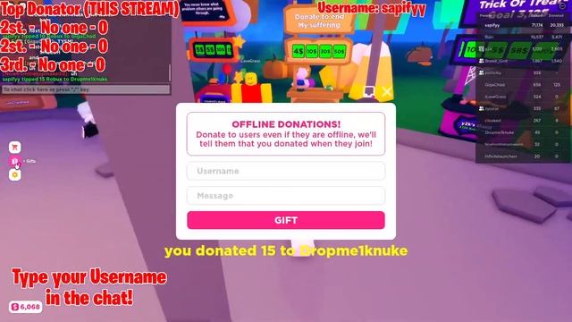 🔴 GIVING AWAY FREE ROBUX IN PLS DONATE (ROBLOX Pls Donate