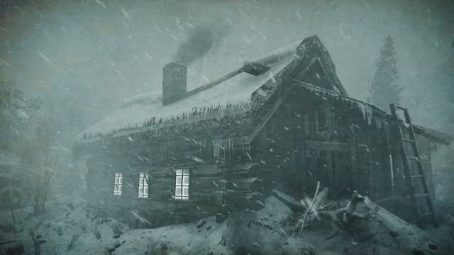 Звуки сильной метели и завывания ветра | Ночная метель | Зимняя атмосфера для сна и отдыха смотреть онлайн