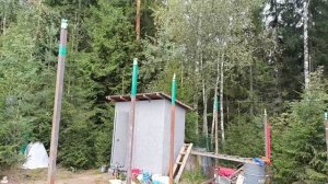 гараж из профтрубы начало