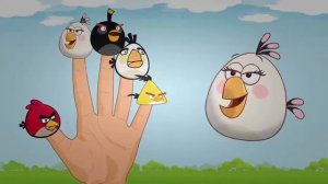 Семья пальчиков на русском - злые птички.песня pássaros com raiva для детей