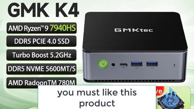 Best Mini Pc In 2024 | GMKtec K4 Mini Pc Review