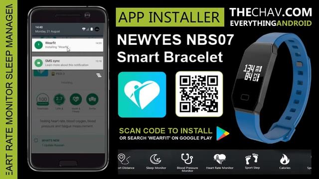 Installing the Wearfit Android App смотреть онлайн