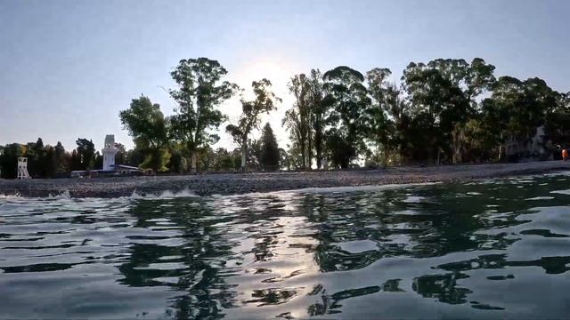 Пляж посёлка Агудзера