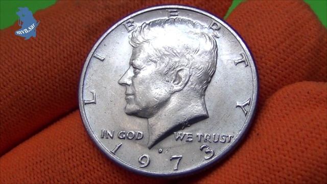 ½ доллара 1973 года. Kennedy .Half Dollar .Денвер . США .#543 смотреть онлайн