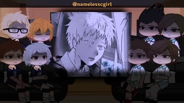 Haikyuu React To Kageyama As Yoshiki || Lazy ||  TSHD X Haikyuu || 1/1 || ENG/RUS