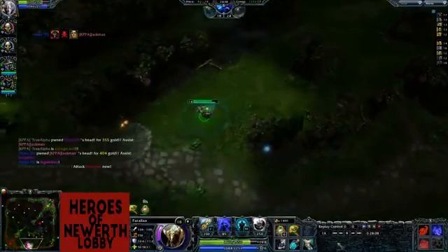 HoN Heroes of Newerth Parallax `TrueAlpha 1760 MM Gameplay Highlights смотреть онлайн