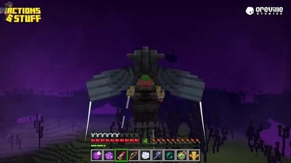 Ресурс пак для Minecraft Bedrock "Actions and stuff" (выйдет 24 декабря)