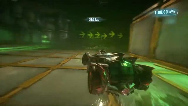 Batman: Arkham Knight - Riddler Batmobile Challenge under 1:00 смотреть онлайн