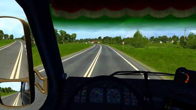 8 / ETS 2 V1.49 / Volvo FH MK1 / Деревянная стружка / Орёл (RU) - Брянск (RU) смотреть онлайн