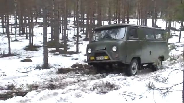 UAZ БУХАНКА зимние покатушки !!!