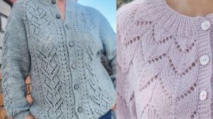 Вязаные жакеты спицами схемы описание