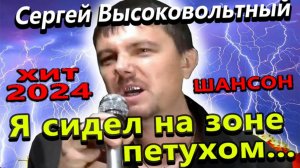 Сергей Высоковольтный | Я сидел на зоне петухом... | хит шансона 2024, русский шансон, блатняк
