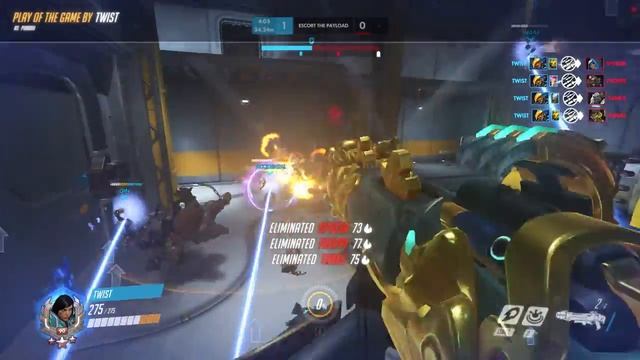 Overwatch Highlights - Pharah Play of the Game - Gravagge wombo (Zarya/Pharah) смотреть онлайн