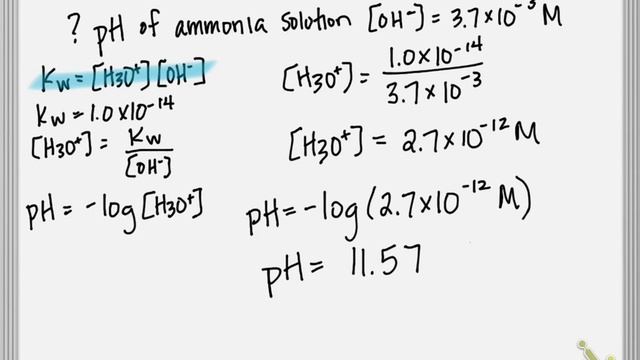 Calculating pH from [OH-] смотреть онлайн