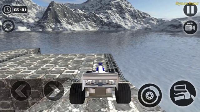 Impossible Formula Car Stunt Racing Tracks - Best Android GamePlay смотреть онлайн