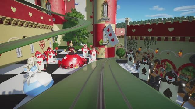 Алиса в стране чудес. Дисней|Disney. Полеты 3D. Американские горки 3D смотреть онлайн