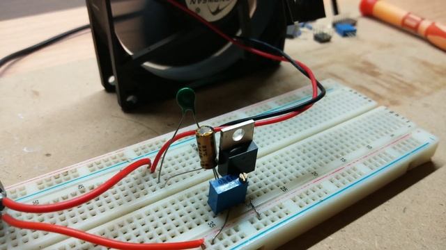 The simplest fan temperature speed control circuit diagram смотреть онлайн
