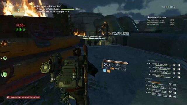 Tom Clancy's The Division 2  Ridgeway’s Pride Chest Piece Project doesn't count Hunters in Countdow