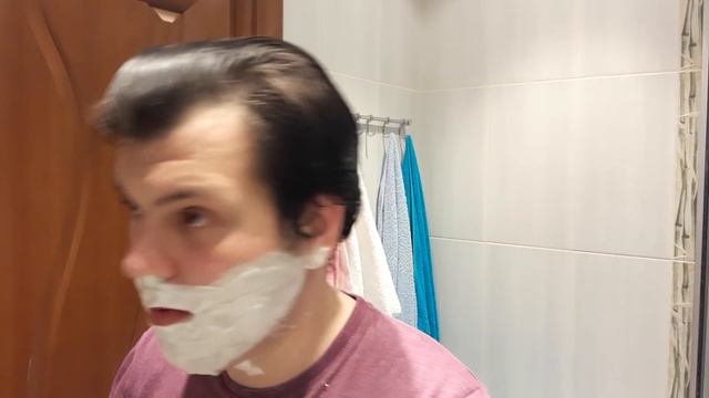 Бритье. Muhle R41, Omega 48, Muhle shaving cream, Starke blade, 4711 lotion смотреть онлайн