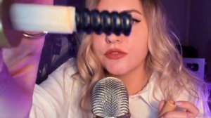 АСМР МАКИЯЖ ДЕРЕВЯННОЙ КОСМЕТИКОЙ 💄 ASMR Wooden makeup Автор Velvet Stash Asmr