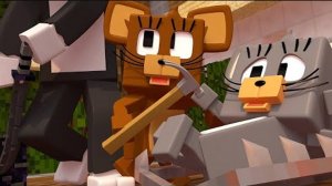 МЫШОНОК МАЛЫШ В ЛОВУШКЕ!  ТОМ И ДЖЕРРИ В МАЙНКРАФТ [перезалив]