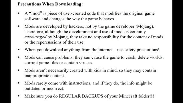 Part 05 About Mods (Minecraft: How to Get Mods, Skins, Resource Packs and Maps) смотреть онлайн
