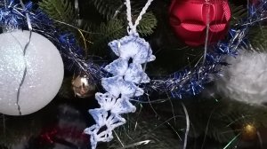 Сосулька крючком для елки. Вязание крючком для начинающих и не только. #Екатерина_Костюхина