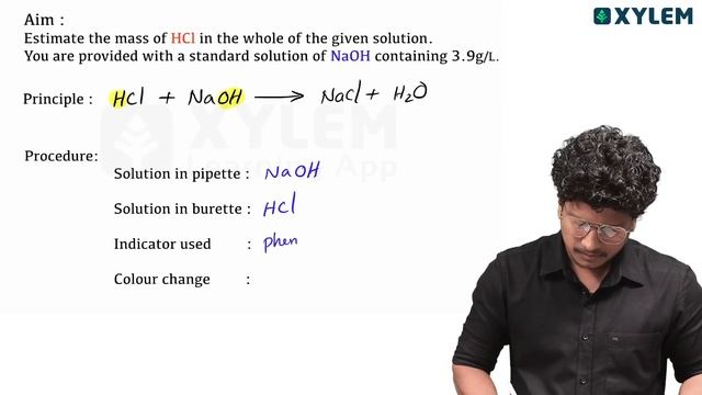 Plus Two Chemistry Practicals Simple Titrations Acidimetry/Alkalimetry - Calculations | XylemPlusTw смотреть онлайн