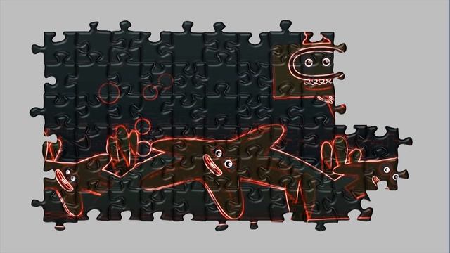 4K UHD Big Block Sing Song Underwater Neon Jigsaw Puzzles For Kids - Puzzle Kid