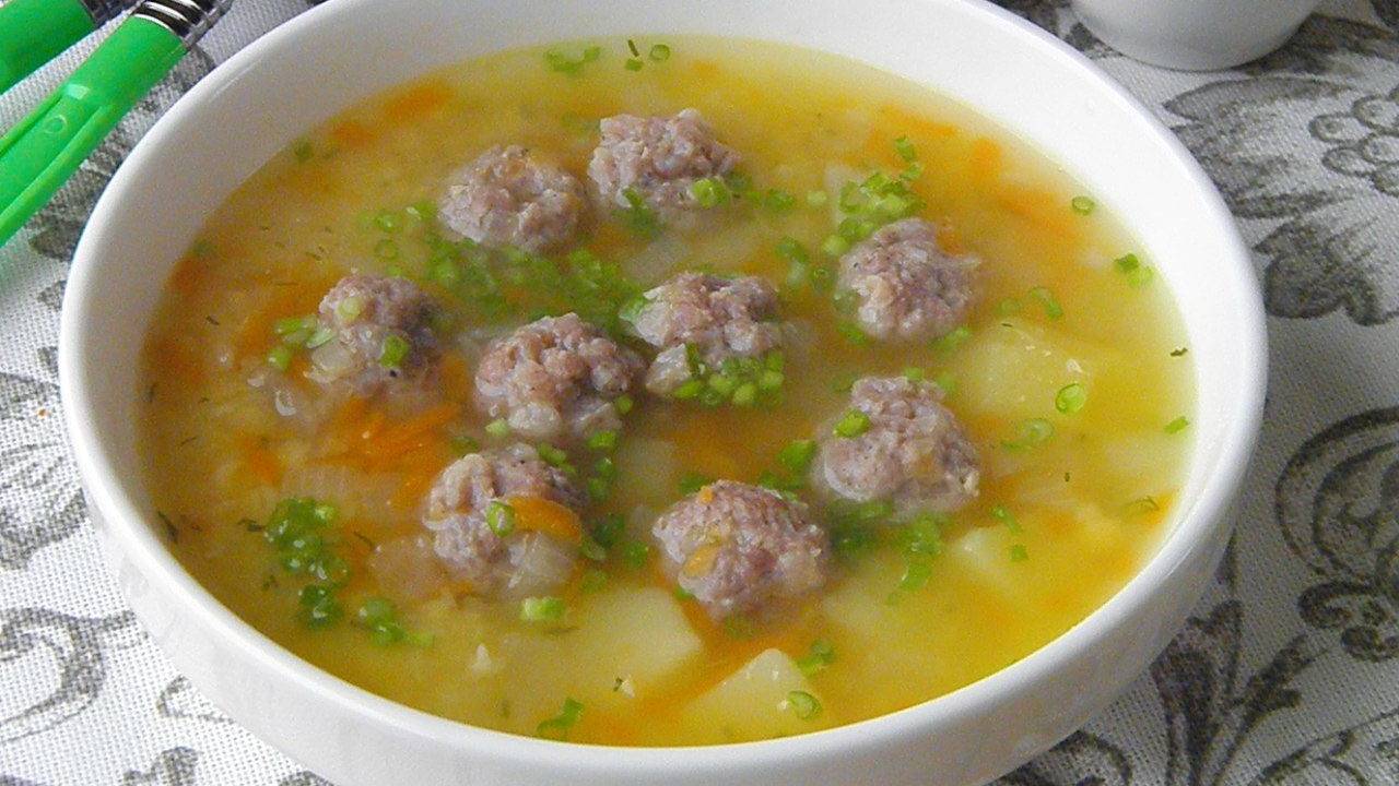 СУП с фрикадельками. смотреть онлайн