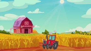 Трактора трактора песенка для детей Синий трактор весёлая детская песня