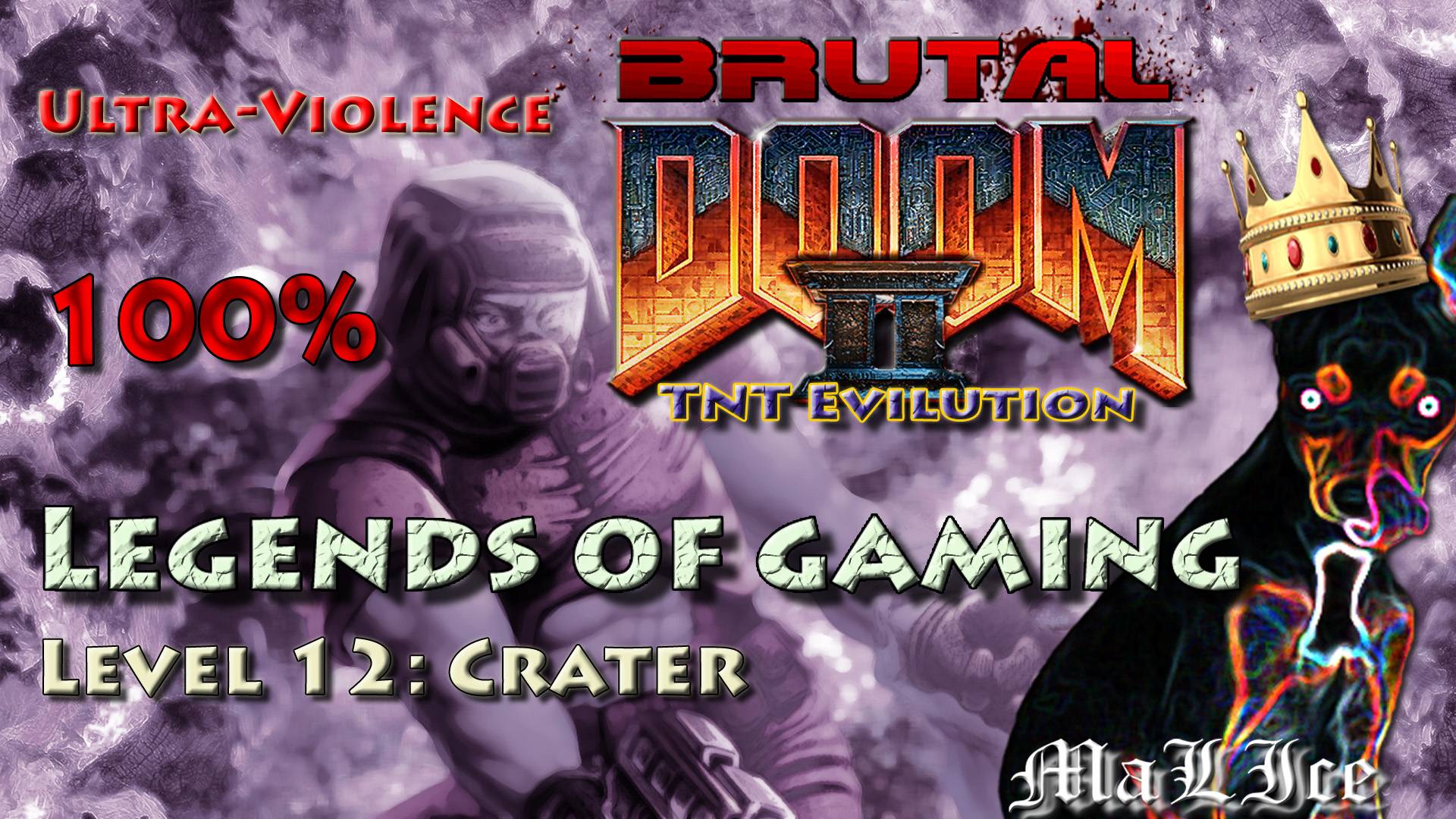 Brutal Doom 2 TNT: Evilution - Level 12: Crater
