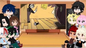 Mha react to Bendy and the ink machine Build Our Machine