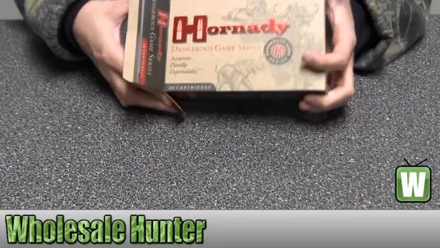 Hornady 450 Nitro Express 480gr DGS Per 20 8256 Ammunition Unboxing смотреть онлайн