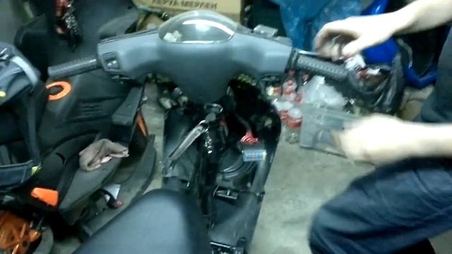 CDI Yamaha Aerox 5BM on Piaggio Leader смотреть онлайн