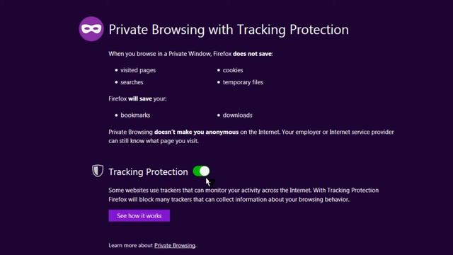 How to do Private Browsing in Mozilla Firefox with Tracking Protection смотреть онлайн