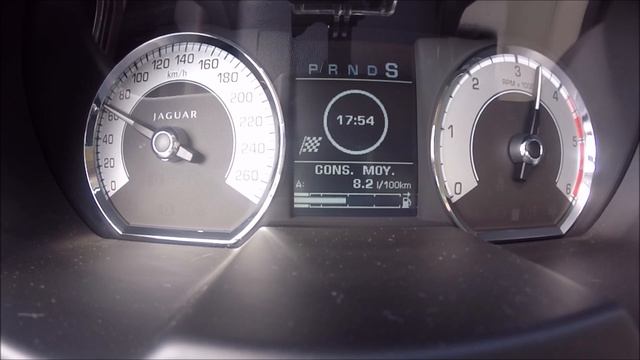 JAGUAR XF 2010 3.0D REMAP ACCELERATION 0-100 km/h смотреть онлайн