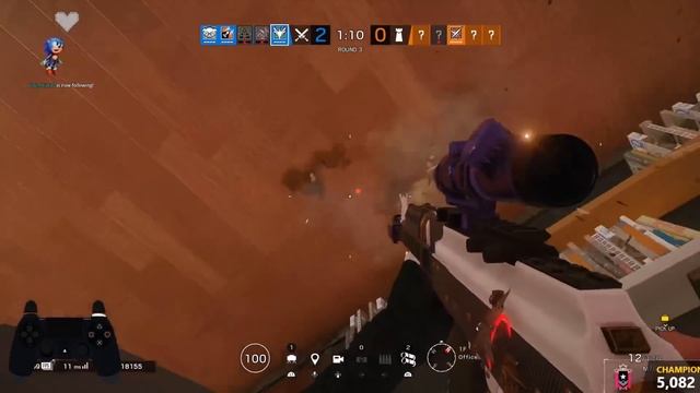Solo Champion Ranked - Full game- Controller cam - Rainbow Six Siege смотреть онлайн