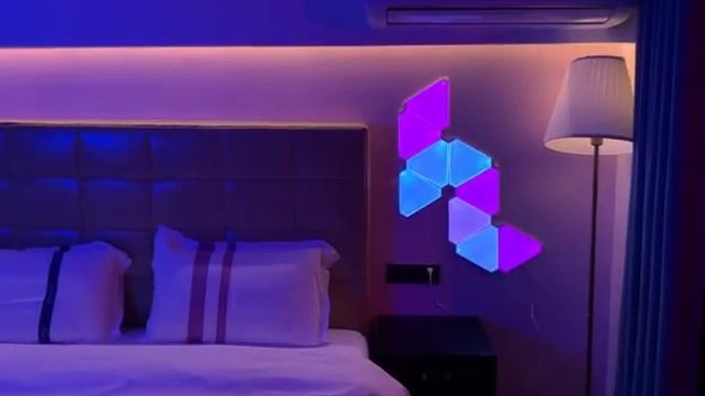 TRANKER RGB Smart Triangle LED Light Panels for Wall Decorate with APP Control смотреть онлайн