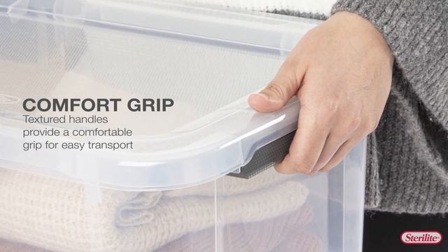 Sterilite 20 Quart HingeLID Box смотреть онлайн