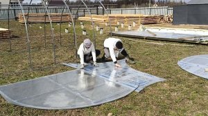 Установка теплицы 3х4 метра