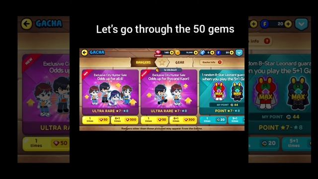 Line Rangers:epic draw of 400 gems! смотреть онлайн