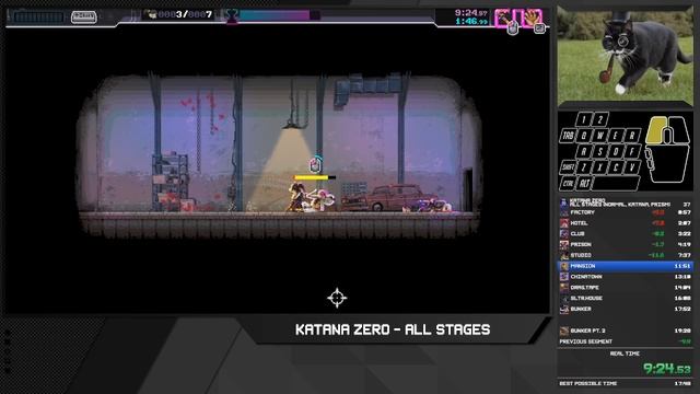 Katana Zero - All Stages (Normal, Prism) - 18:50.420 (IGT) смотреть онлайн
