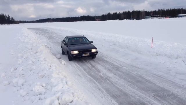 audi 100 quattro on ice, part 1. смотреть онлайн