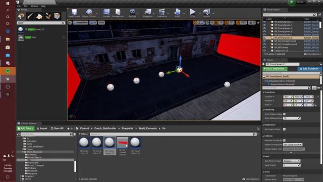 Beat 'Em Up Shooter 4 Player Cooperative Climbing and Swinging Template (Adding New Levels) смотреть онлайн