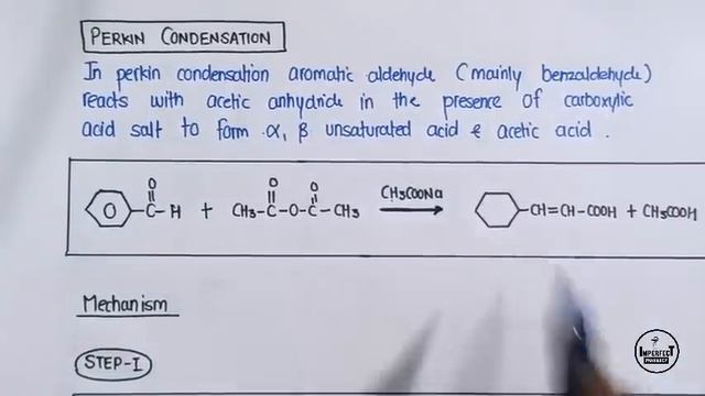Benzoin And Perkin Condensation | Pharmaceutical Organic Chemistry - I | B Pharma 2nd Semester