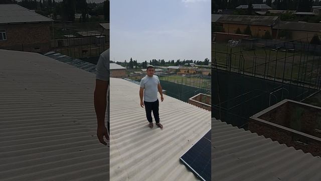1 kilovatli quyosh panelini o'rnatish. 1-qism. смотреть онлайн