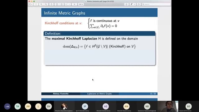 Seminar on Analysis, Differential Equations and Mathematical Physics - Aleksey Kostenko смотреть онлайн
