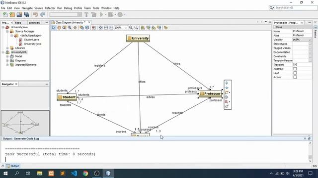 02. How to generate code from UML Diagram using Netbeans 8.2 | No coding skills required | 2021 смотреть онлайн